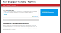 Desktop Screenshot of joerybruijntjes.nl